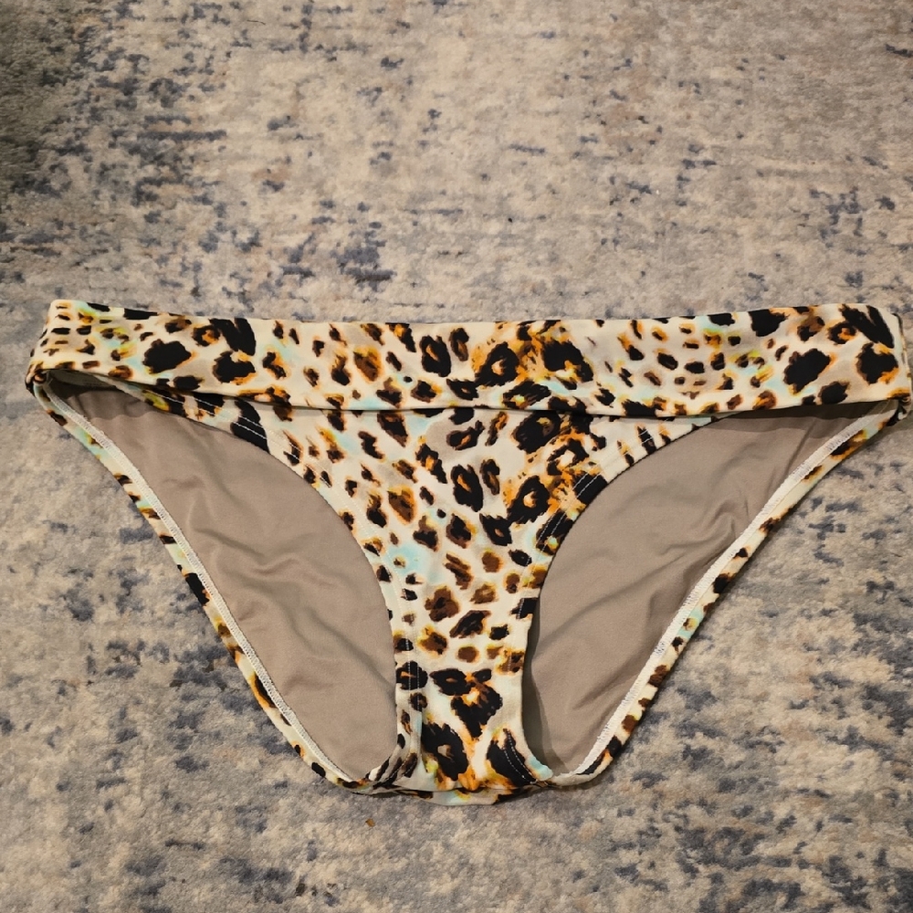 Victoria's Secret Leopard Print Bikini Bottom
